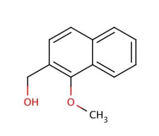 1-Methoxy-2-naphthalenemethanol (CAS 76635-76-2) - chemical structure image