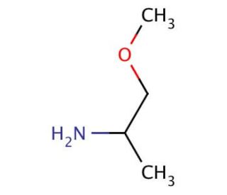 1-Methoxy-2-propylamine (CAS 37143-54-7) - chemical structure image