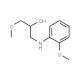 1-Methoxy-3-(2-methoxy-phenylamino)-propan-2-ol - chemical structure image