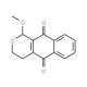 1-Methoxy-3,4-dihydro-1H-benzo[g]isochromene-5,10-dione (CAS 1002556-37-7) - chemical structure image