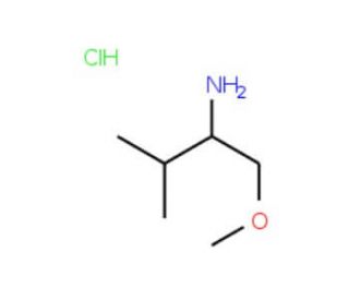 1-Methoxy-3-methyl-2-butanaminehydrochloride - chemical structure image