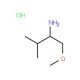 1-Methoxy-3-methyl-2-butanaminehydrochloride - chemical structure image