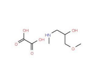 1-methoxy-3-(methylamino)propan-2-ol oxalate - chemical structure image