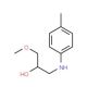 1-Methoxy-3-p-tolylamino-propan-2-ol - chemical structure image