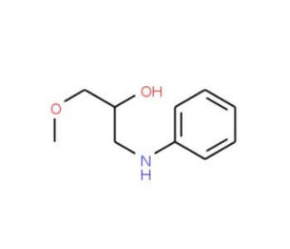 1-Methoxy-3-phenylamino-propan-2-ol (CAS 24152-71-4) - chemical structure image