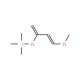 1-Methoxy-3-(trimethylsilyloxy)-1,3-butadiene (CAS 59414-23-2) - chemical structure image