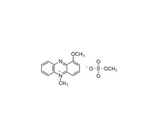 1-Methoxy-5-methylphenazinium methyl sulfate (CAS 65162-13-2) - chemical structure image