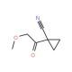 1-(Methoxyacetyl)cyclopropanecarbonitrile - chemical structure image
