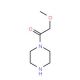 1-(methoxyacetyl)piperazine (CAS 95550-06-4) - chemical structure image