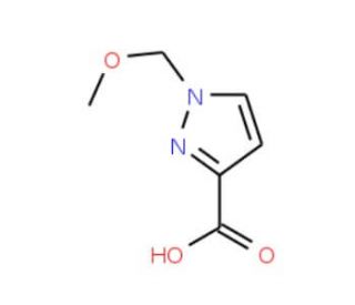 1-Methoxymethyl-1H-pyrazole-3-carboxylic acid - chemical structure image