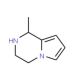 1-Methyl-1,2,3,4-tetrahydro-pyrrolo[1,2-a]pyrazine (CAS 73627-18-6) - chemical structure image
