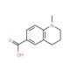 1-Methyl-1,2,3,4-tetrahydro-quinoline-6-carboxylic acid (CAS 162648-46-6) - chemical structure image