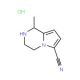 1-methyl-1,2,3,4-tetrahydropyrrolo[1,2-a]pyrazine-6-carbonitrile hydrochloride - chemical structure image