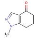 1-methyl-1,5,6,7-tetrahydro-4H-indazol-4-one (CAS 85302-16-5) - chemical structure image