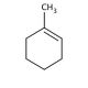 1-Methyl-1-cyclohexene 的分子结构, CAS编号: 591-49-1 1-Methyl-1-cyclohexene (CAS 591-49-1) - chemical structure image
