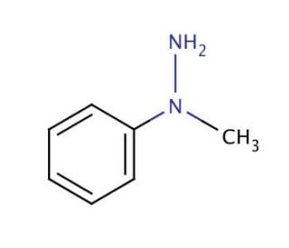 1-Methyl-1-phenylhydrazine (CAS 618-40-6) - chemical structure image