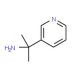 1-Methyl-1-pyridin-3-yl-ethylamine (CAS 99980-40-2) - chemical structure image