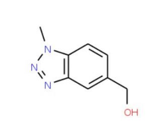 (1-Methyl-1H-1,2,3-benzotriazol-5-yl)methanol (CAS 120321-72-4) - chemical structure image