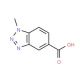 1-Methyl-1H-1,2,3-benzotriazole-5-carboxylic acid (CAS 305381-67-3) - chemical structure image