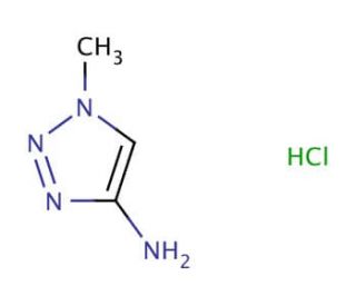 1-Methyl-1H-1,2,3-triazol-4-amine hydrochloride - chemical structure image