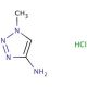 1-Methyl-1H-1,2,3-triazol-4-amine hydrochloride - chemical structure image