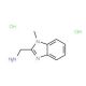 (1-Methyl-1H-benzimidazol-2-yl)methylaminedihydrochloride (CAS 20028-40-4) - chemical structure image