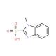 1-methyl-1H-benzimidazole-2-sulfonic acid (CAS 5533-38-0) - chemical structure image