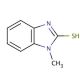 1-Methyl-1H-benzimidazole-2-thiol (CAS 2360-22-7) - chemical structure image