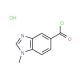 1-Methyl-1H-benzimidazole-5-carbonyl chloride hydrochloride (CAS 906352-57-6) - chemical structure image