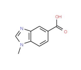 1-Methyl-1H-benzimidazole-5-carboxylic acid (CAS 53484-17-6) - chemical structure image