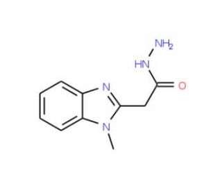 (1-Methyl-1H-benzoimidazol-2-yl)-acetic acid hydrazide - chemical structure image