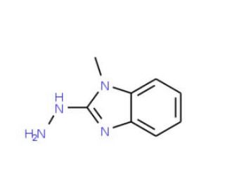 (1-Methyl-1H-benzoimidazol-2-yl)-hydrazine (CAS 7022-37-9) - chemical structure image