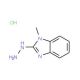 (1-Methyl-1H-benzoimidazol-2-yl)-hydrazine hydrochloride - chemical structure image
