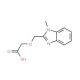 (1-Methyl-1H-benzoimidazol-2-ylmethoxy)-acetic acid - chemical structure image