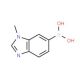 1-Methyl-1H-benzoimidazole-6-boronic acid (CAS 1072945-87-9) - chemical structure image