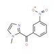 (1-Methyl-1H-imidazol-2-yl)-(3-nitro-phenyl)-methanone (CAS 32902-21-9) - chemical structure image