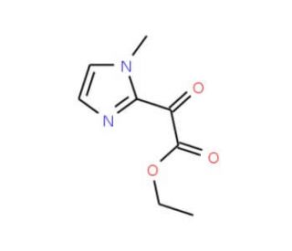 (1-Methyl-1H-imidazol-2-yl)-oxo-acetic acid ethyl ester (CAS 62366-58-9) - chemical structure image