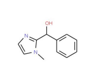 (1-methyl-1H-imidazol-2-yl)(phenyl)methanol (CAS 30517-60-3) - chemical structure image