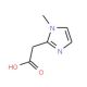 (1-Methyl-1H-imidazol-2yl)-acetic acid (CAS 118054-54-9) - chemical structure image