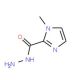 1-methyl-1H-imidazole-2-carbohydrazide - chemical structure image