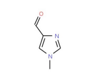 1-Methyl-1H-imidazole-4-carboxaldehyde (CAS 17289-26-8) - chemical structure image