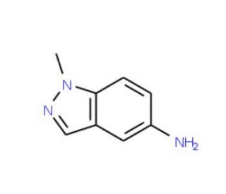 1-Methyl-1H-indazol-5-ylamine (CAS 50593-24-3) - chemical structure image