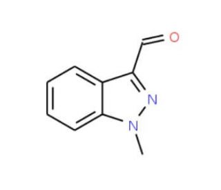 1-Methyl-1H-indazole-3-carboxaldehyde (CAS 4002-83-9) - chemical structure image
