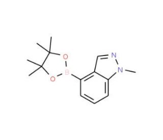1-Methyl-1H-indazole-4-boronic acid pinacol ester (CAS 885698-94-2) - chemical structure image