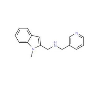 [(1-Methyl-1H-indol-2-yl)methyl]-(pyridin-3-ylmethyl)amine - chemical structure image