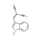 [(1-methyl-1H-indol-3-yl)methylene]malononitrile - chemical structure image