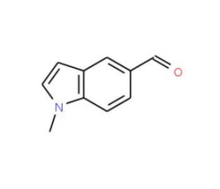1-Methyl-1H-indole-5-carboxaldehyde (CAS 90923-75-4) - chemical structure image