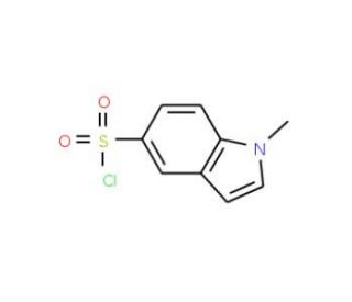 1-Methyl-1H-indole-5-sulphonyl chloride (CAS 859850-75-2) - chemical structure image