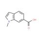 1-Methyl-1H-indole-6-carboxylic acid (CAS 202745-73-1) - chemical structure image