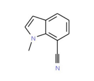 1-Methyl-1H-indole-7-carbonitrile (CAS 52951-14-1) - chemical structure image